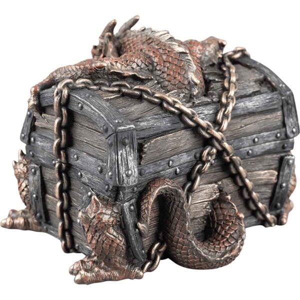 Dragon Breaking out of Chained Chest