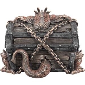 Dragon Breaking out of Chained Chest