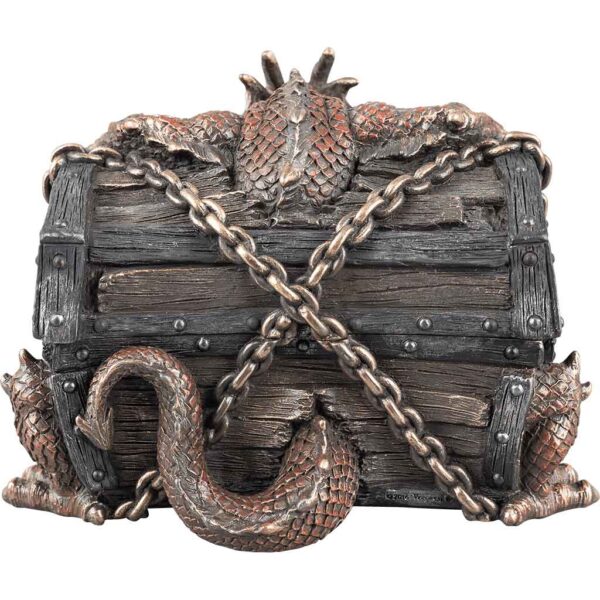 Dragon Breaking out of Chained Chest