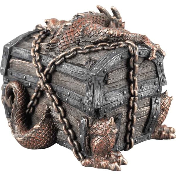 Dragon Breaking out of Chained Chest