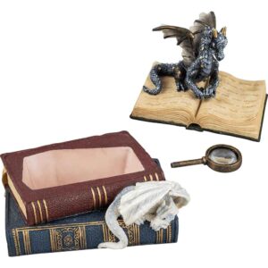 Miniature Scholars Dragon Book Trinket Box