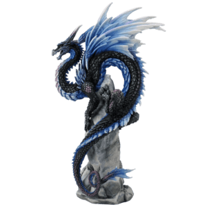 Sapphire Sentinel Dragon Statue
