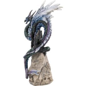 Sapphire Sentinel Dragon Statue
