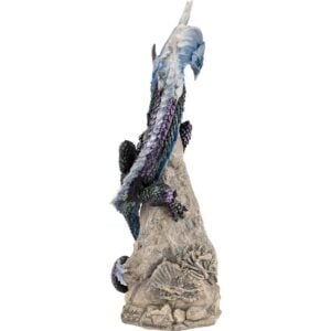 Sapphire Sentinel Dragon Statue