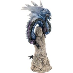 Sapphire Sentinel Dragon Statue