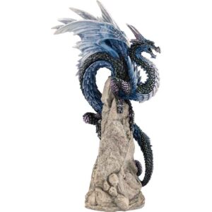 Sapphire Sentinel Dragon Statue