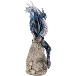 Sapphire Sentinel Dragon Statue