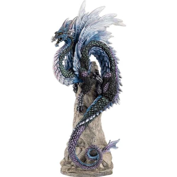 Sapphire Sentinel Dragon Statue