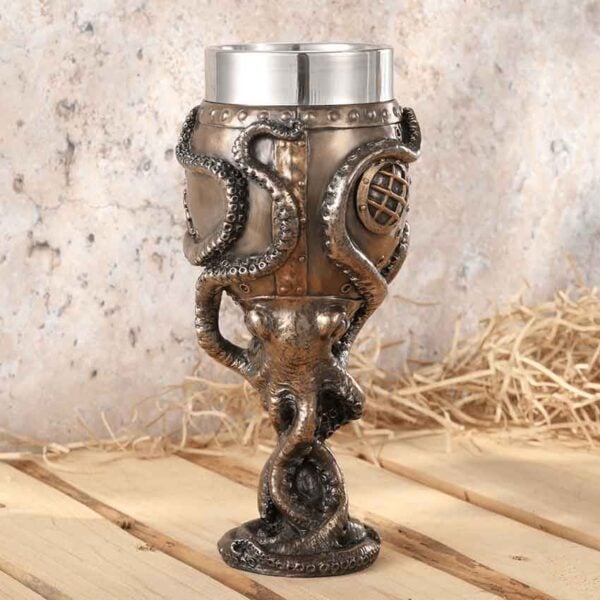 Steampunk Octopus Goblet