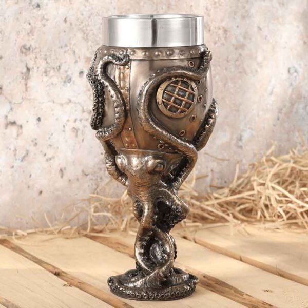 Steampunk Octopus Goblet