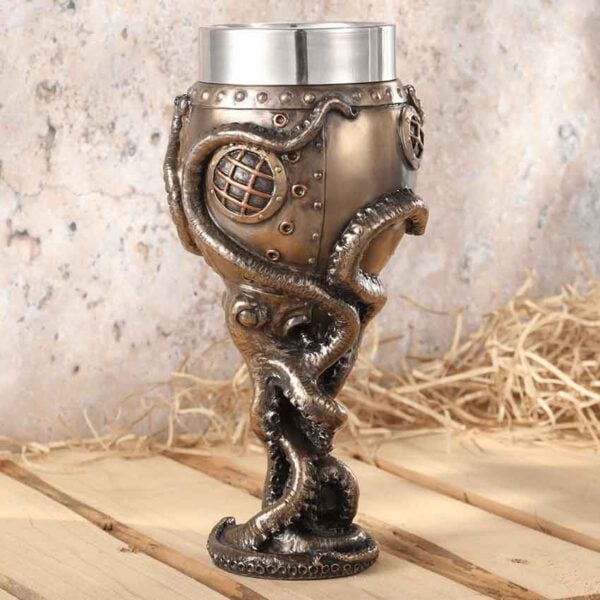 Steampunk Octopus Goblet