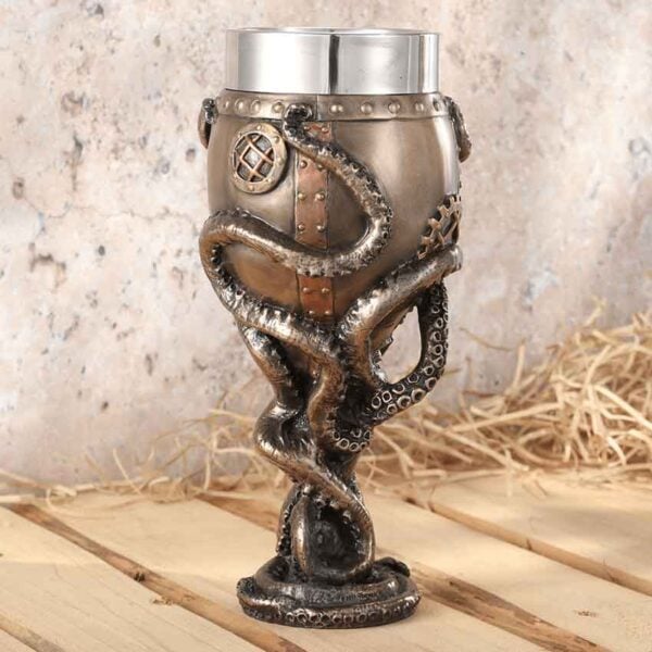 Steampunk Octopus Goblet