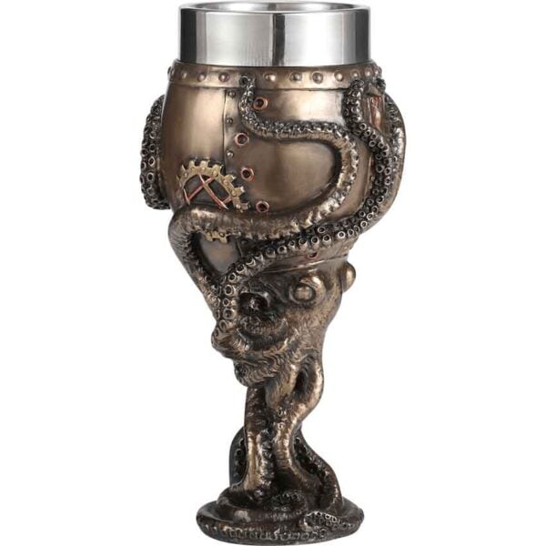 Steampunk Octopus Goblet