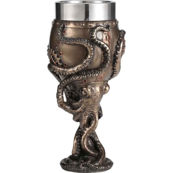Steampunk Octopus Goblet