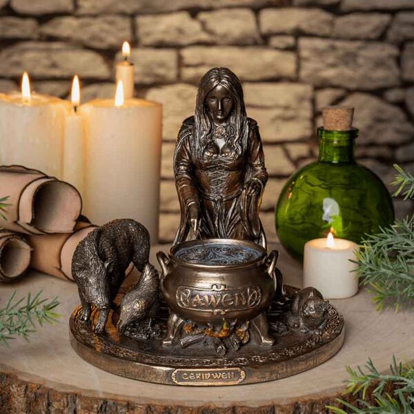 Bronze Ceridwen Statue