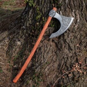 Two Hand Celtic Axe Pewter