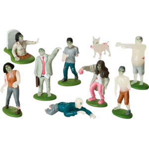 Glow In The Dark Flesh Eating Zombies Play Set