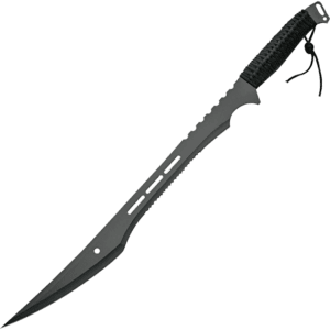 Black Serrated Bush Machete