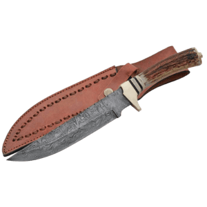 Damascus Filework Bowie