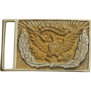 Gold and Silver Eagle Belt Buckle