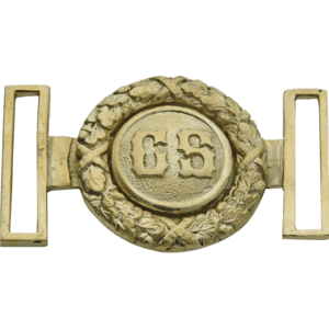 Gold Confederate States Belt Buckle