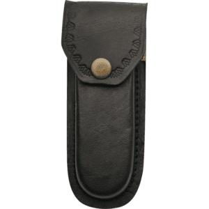 5 Inch Heavy Duty Black Leather Sheath