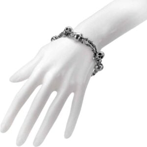 No Mans Land Skull Bracelet