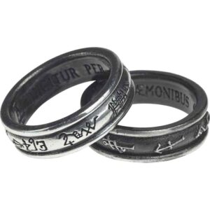 Demon Black and Angel White Ring