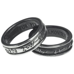 Demon Black and Angel White Ring