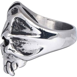 Cracked Vampire Skull Ring - AST-1056 - Medieval Collectibles