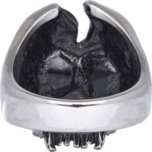 Cracked Vampire Skull Ring