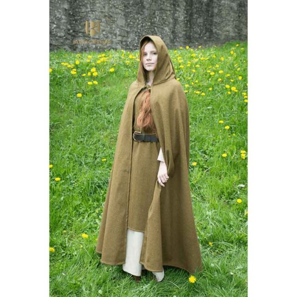 Hibernus Medieval Hooded Cloak