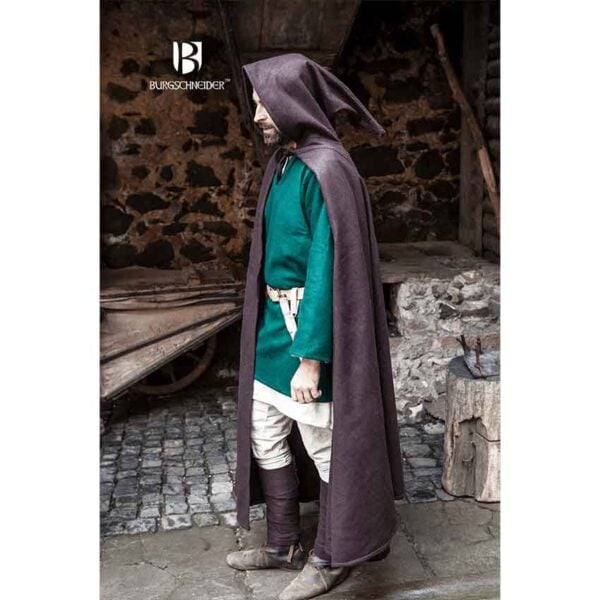 Hibernus Medieval Hooded Cloak