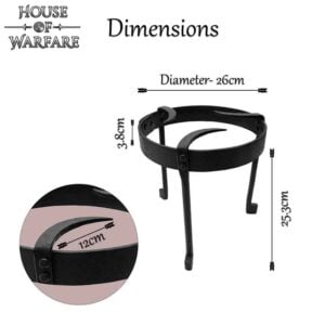 Round Steel Medieval Cooking Stand