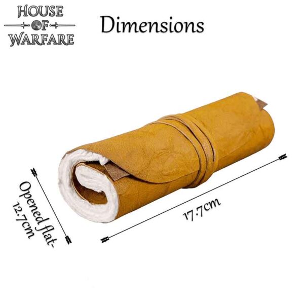 Yellow Rolled Leather Journal