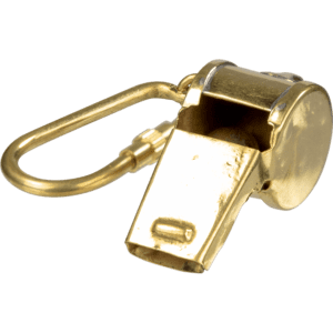 Brass Whistle Keychain