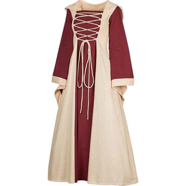 Hooded Medieval Maiden Dress