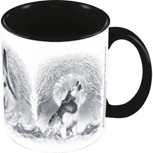 White Wolf Ceramic Mug