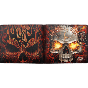 Skull Blast RFID Blocking Bifold Wallet