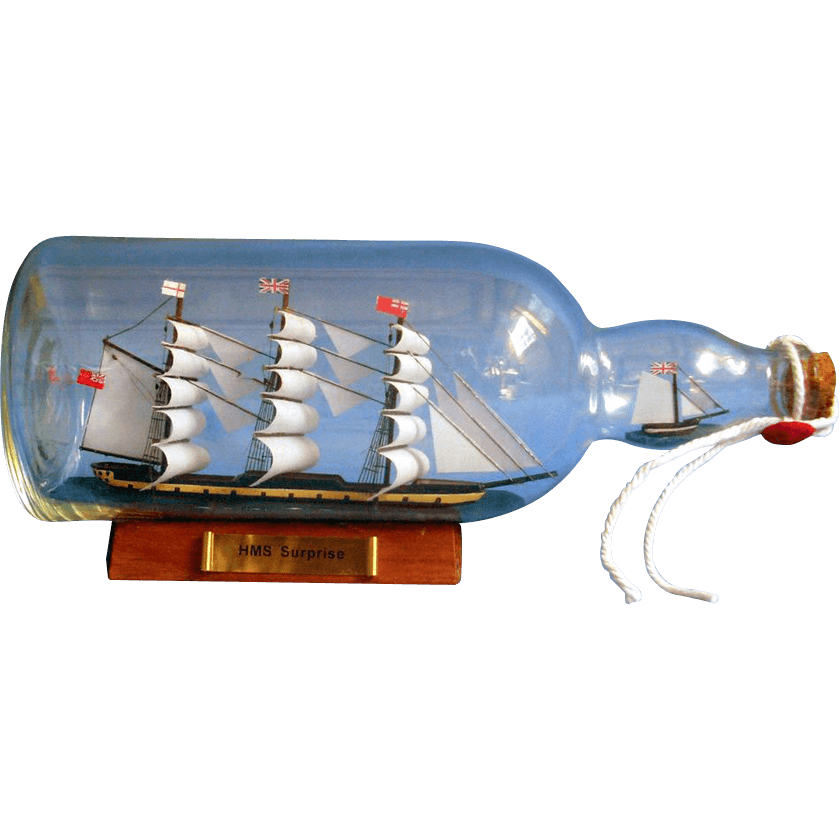 Ship in a Bottle USS Constitution