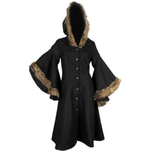 Lilian Hooded Wool Coat