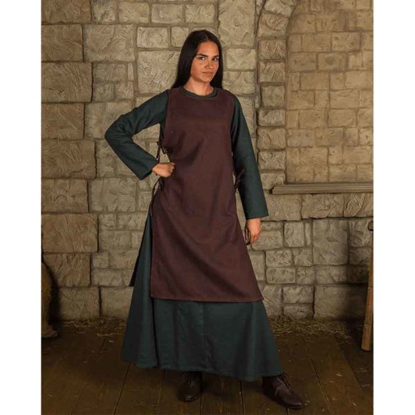 Ormhild Canvas Viking Apron Dress