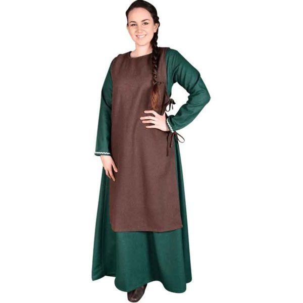 Ormhild Canvas Viking Apron Dress