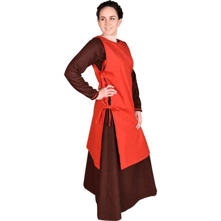 Ormhild Canvas Viking Apron Dress