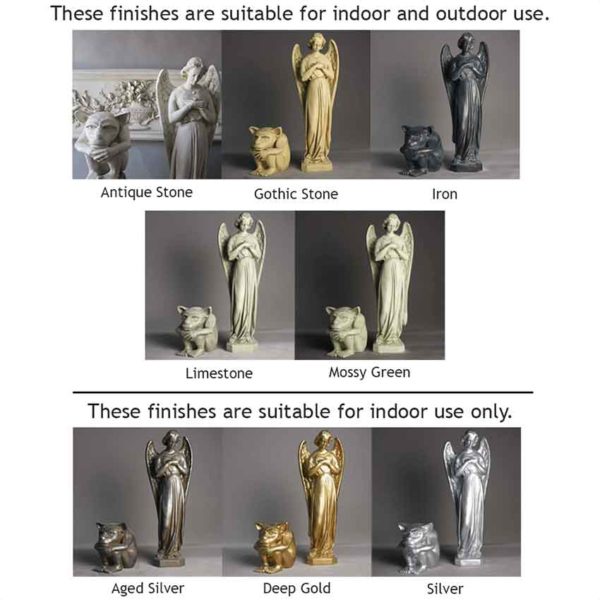 Sebastian Angel Cat Statue