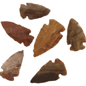 Agate Small Arrowheads Set Of 6