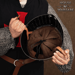 14th Century Great Helmet - Polished