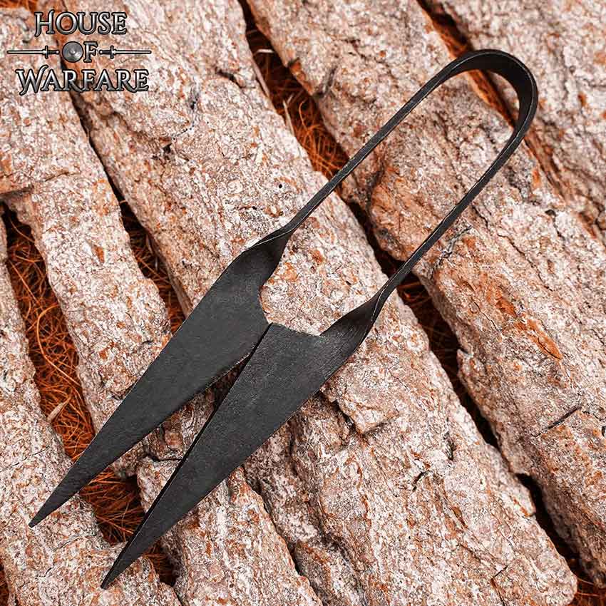 Medieval Accessory Antique Hand Forged Iron Scissors - MedieWorld