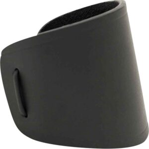 Simple Leather Wrist Cuff - Black