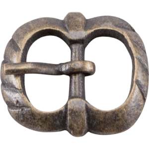 Ridged Center Loop Belt Buckle